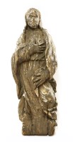 Lot 28 - A French or Italian carved pine figure