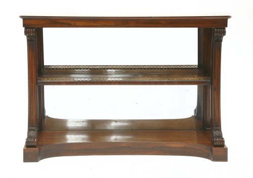 Lot 26 - A Regency rosewood pier table