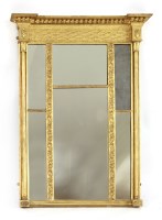 Lot 22 - A Regency gilt gesso overmantel mirror