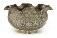 Lot 359 - A Raj Silver Indian silver bowl
