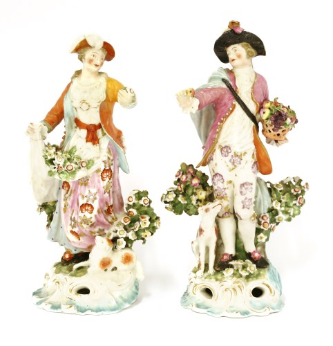 Lot 51 - A pair of Derby figures