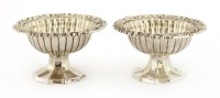 Lot 373 - A pair of George III silver salts
