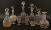 Lot 272 - A George III cut-glass decanter
