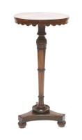 Lot 167 - A William IV rosewood lamp table