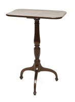 Lot 170 - A George III mahogany tripod table