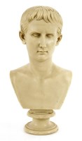 Lot 241 - A composition bust of Julius Caesar