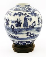 Lot 234 - A Chinese blue and white vase