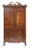 Lot 464 - A mahogany armoire