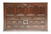 Lot 525 - A large Lancashire mahogany chest