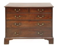 Lot 506 - A George III mahogany chest