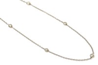 Lot 293 - A 'Diamond by the Yard' style necklace