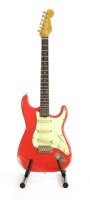 Lot 646 - A Fender Stratocaster '61 style electric guitar