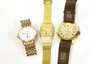 Lot 128 - A gentlemen's bi colour rose and steel Rotary 'Les Originales' bracelet watch
