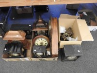 Lot 435 - A quantity of various clocks for repair and restoration