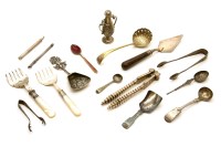 Lot 134 - A collection of various silver items