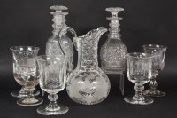 Lot 271 - A small quantity of Georgian and later glasses