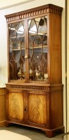 Lot 568 - A reproduction mahogany cabinet
