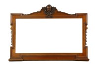 Lot 665 - An Edwardian mahogany wall mirror