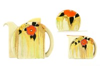Lot 256 - A Clarice Cliff teapot
