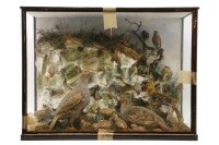 Lot 483 - A Victorian stuffed and mounted diorama
