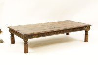 Lot 681 - A South East Asian hardwood low occasional table