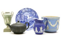 Lot 343 - A collection of blue and white printed plates