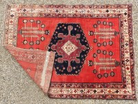 Lot 639 - A Caucasian rug