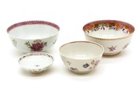 Lot 414 - An 18th century Canton porcelain bowl