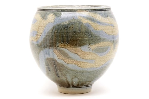 Lot 313 - A stoneware studio vase
