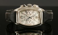 Lot 452 - A gentlemen's stainless steel Franck Muller limited edition 'Master of Complications 8001 CC Conquistador' automatic strap watch