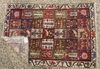 Lot 426 - A Persian Baktiar design woollen rug