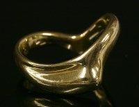 Lot 326 - A gold wave ring by Tiffany