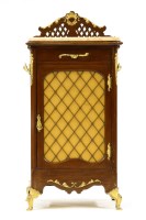 Lot 459 - A Louis XVI style serpentine cabinet
