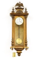 Lot 342 - A Vienna wall clock
