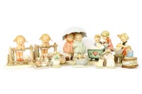Lot 261 - A group of Goebel and Lucie Attwell figures