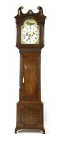 Lot 760 - A George III inlaid mahogany eight-day longcase clock