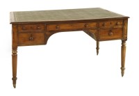 Lot 823 - A Victorian mahogany partners' desk