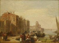 Lot 680 - Edward Pritchett (1808-1876)
A VIEW ON THE GRAND CANAL
