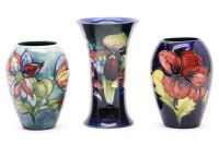 Lot 145 - Three Moorcroft vases