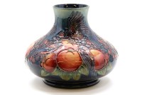 Lot 183 - A Moorcroft Finches pattern vase