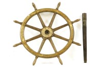 Lot 499 - A ship's wheel