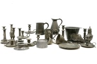 Lot 258A - A collection of pewter tankards
