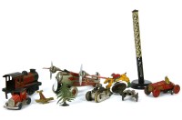 Lot 293 - A collection of tin plate toys