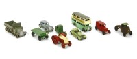 Lot 215 - Nine various toy vehicles