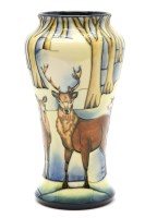 Lot 163 - A Moorcroft 'Wild Highlanders' vase