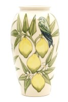 Lot 177 - A Moorcroft 'Lemons' vase