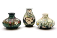 Lot 141 - A Moorcroft 'Daisy Chain' design trial vase