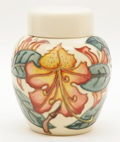Lot 224 - A Moorcroft 'Simeon' trial ginger jar and cover