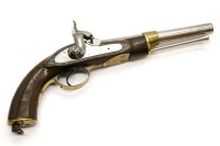 Lot 97 - A 19th century percussion pistol