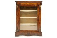 Lot 420 - A Victorian inlaid walnut pier cabinet